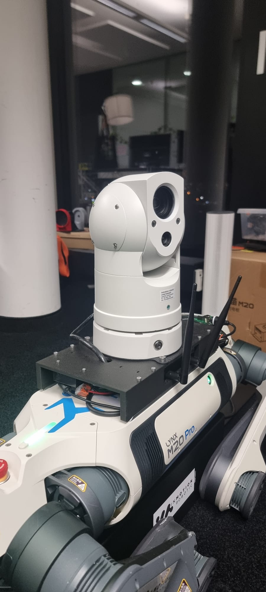 PUMA robot with modifications.